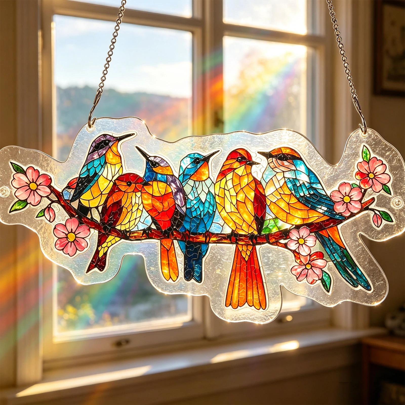 Acrylic Puzzles Toy Thicken Window Hanging Suncatcher Double Sided Sun Catcher Acrylic Puzzles for Women Men Mom Birthday Gift
Acrylic Puzzles Toy Thicken Window Hanging Suncatcher Double Sided Sun Catcher Acrylic Puzzles for Women Men Mom Birthday Gift