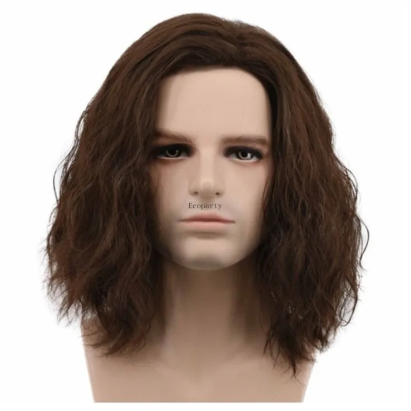 Hip Hop Disco Wigs Brown Synthetic Wig - Men's Shoulder-length Medium-length Wavy Hair Fashionable High-temperature Hairpiece
Hip Hop Disco Wigs Brown Synthetic Wig - Men's Shoulder-length Medium-length Wavy Hair Fashionable High-temperature Hairpiece