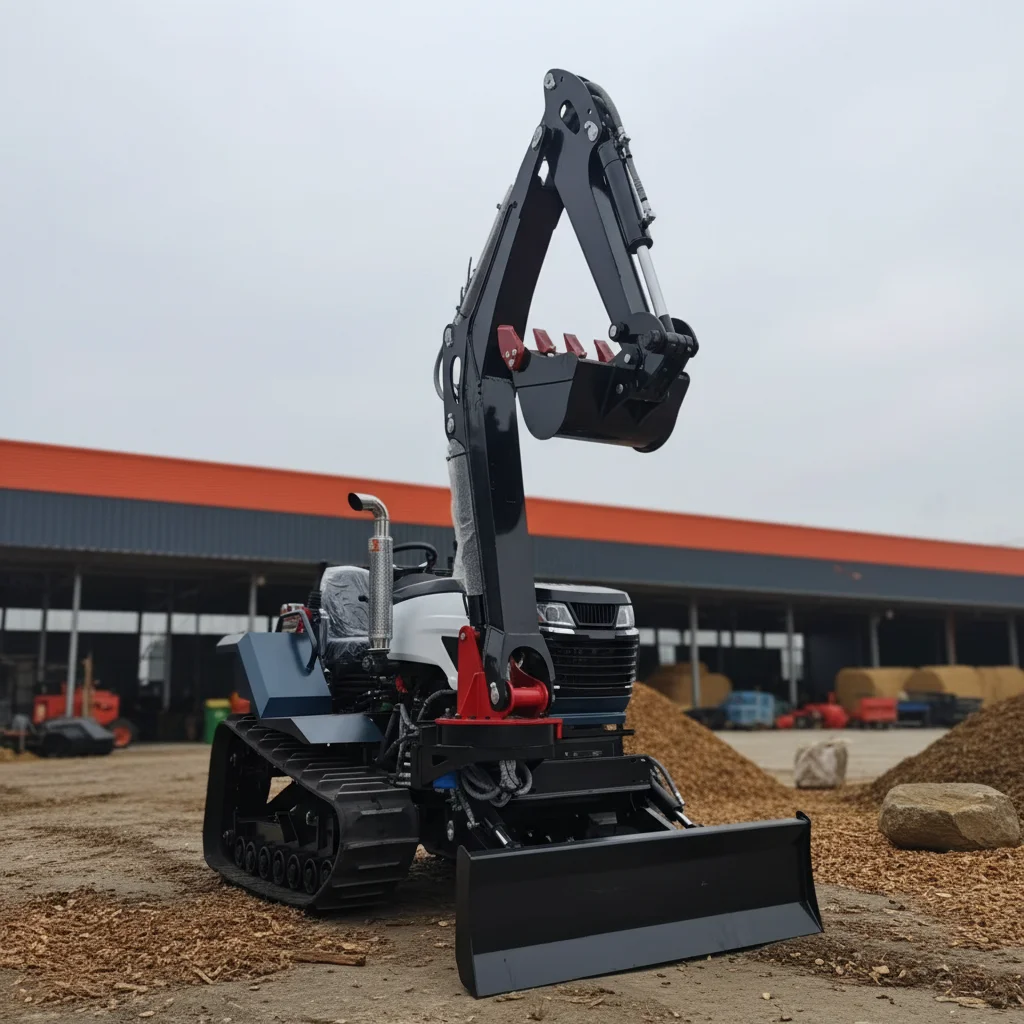 Mini Tracked Farm Tractor 35HP EPA Approved Front Loader Multi Attachments For Agriculture Garden Use
Mini Tracked Farm Tractor 35HP EPA Approved Front Loader Multi Attachments For Agriculture Garden Use