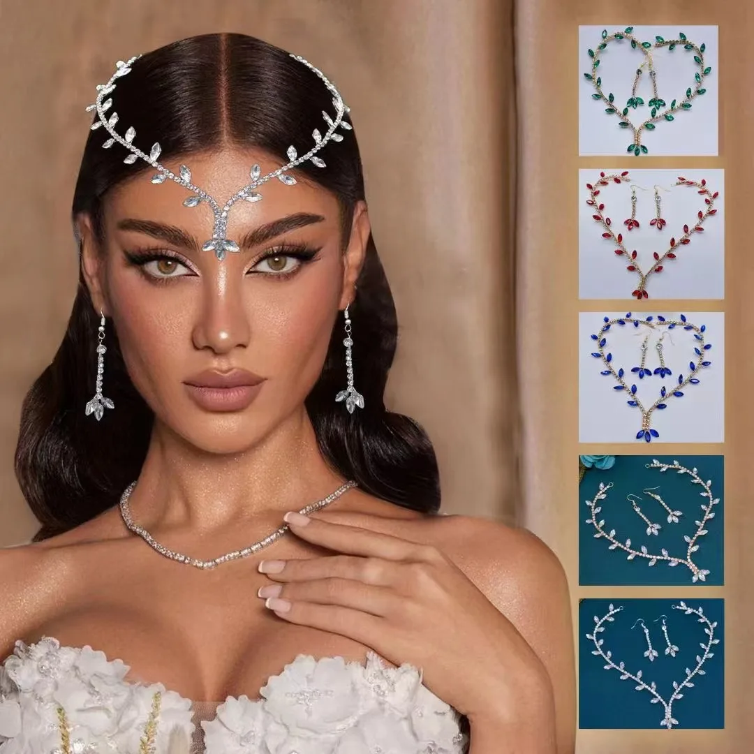 DZ053 Wedding Hair Accessories Women Headpiece Bridal Headdress Handmade Bride Headbands Earring Jewelry Band Gift Queen Tiara
DZ053 Wedding Hair Accessories Women Headpiece Bridal Headdress Handmade Bride Headbands Earring Jewelry Band Gift Queen Tiara