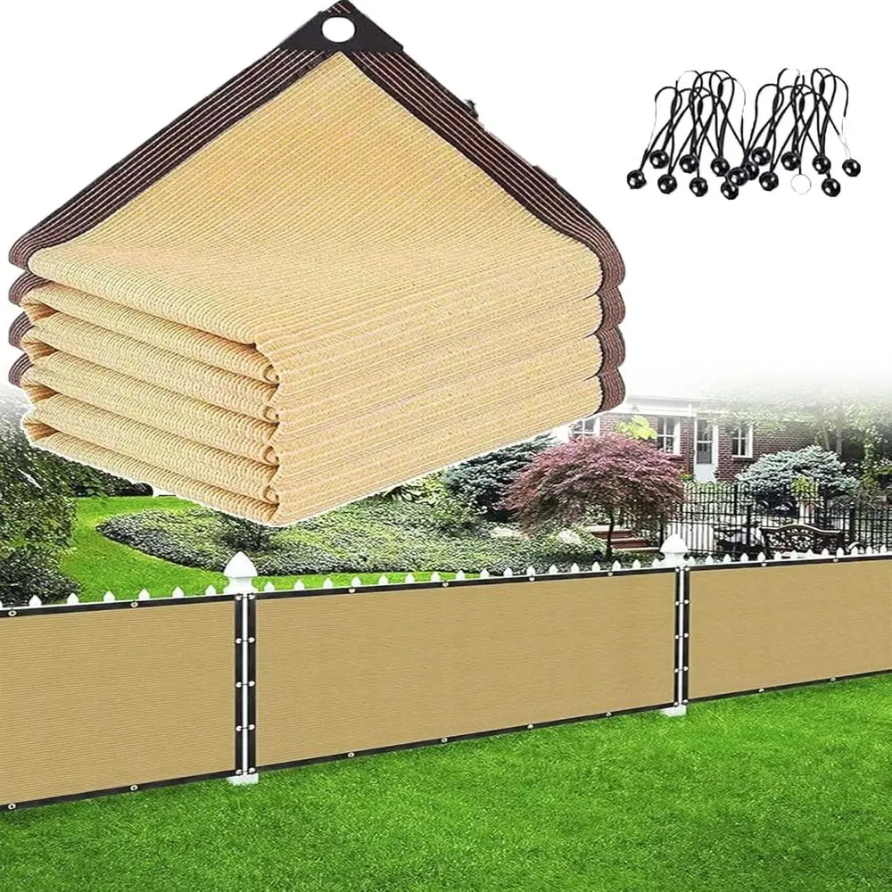 Heavy-Duty Beige Privacy Mesh Shade Net for Plant Greenhouse, Lawn, Kennel, and Chicken Coop
Heavy-Duty Beige Privacy Mesh Shade Net for Plant Greenhouse, Lawn, Kennel, and Chicken Coop