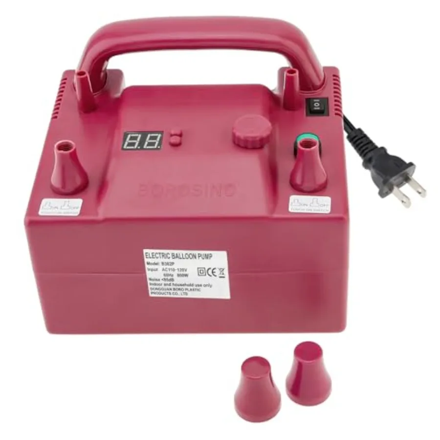 Portable Electric Balloon Blower Pump Dual Nozzle Balloon Air Inflator 110V 680W with 2 Inflation Nozzles for Decoration
Portable Electric Balloon Blower Pump Dual Nozzle Balloon Air Inflator 110V 680W with 2 Inflation Nozzles for Decoration