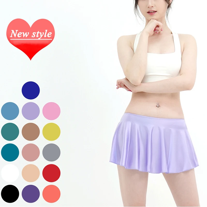 New female electric syllabic sexy skirt elastic smooth tight mini skirt oil gloss gloss pleated tutu Bar night hip mini skirt
New female electric syllabic sexy skirt elastic smooth tight mini skirt oil gloss gloss pleated tutu Bar night hip mini skirt