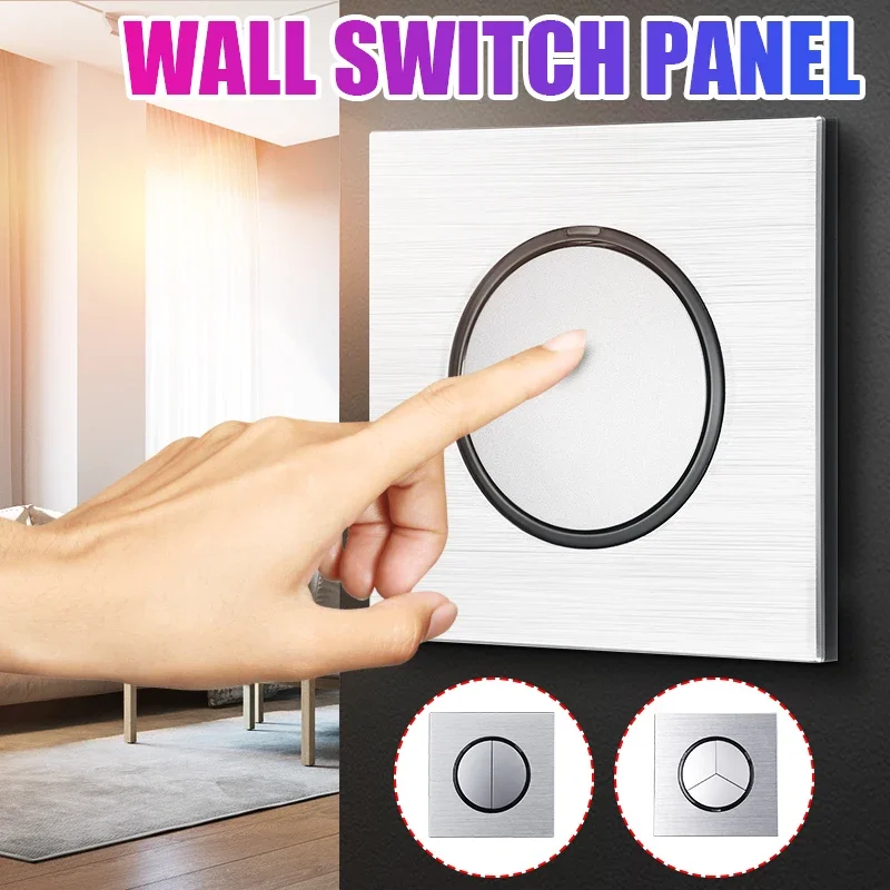Wall Click Switch Panel Light Switch 1/2/3 Gang 1/2 Way Push Button w/ ICE LED Light
Wall Click Switch Panel Light Switch 1/2/3 Gang 1/2 Way Push Button w/ ICE LED Light