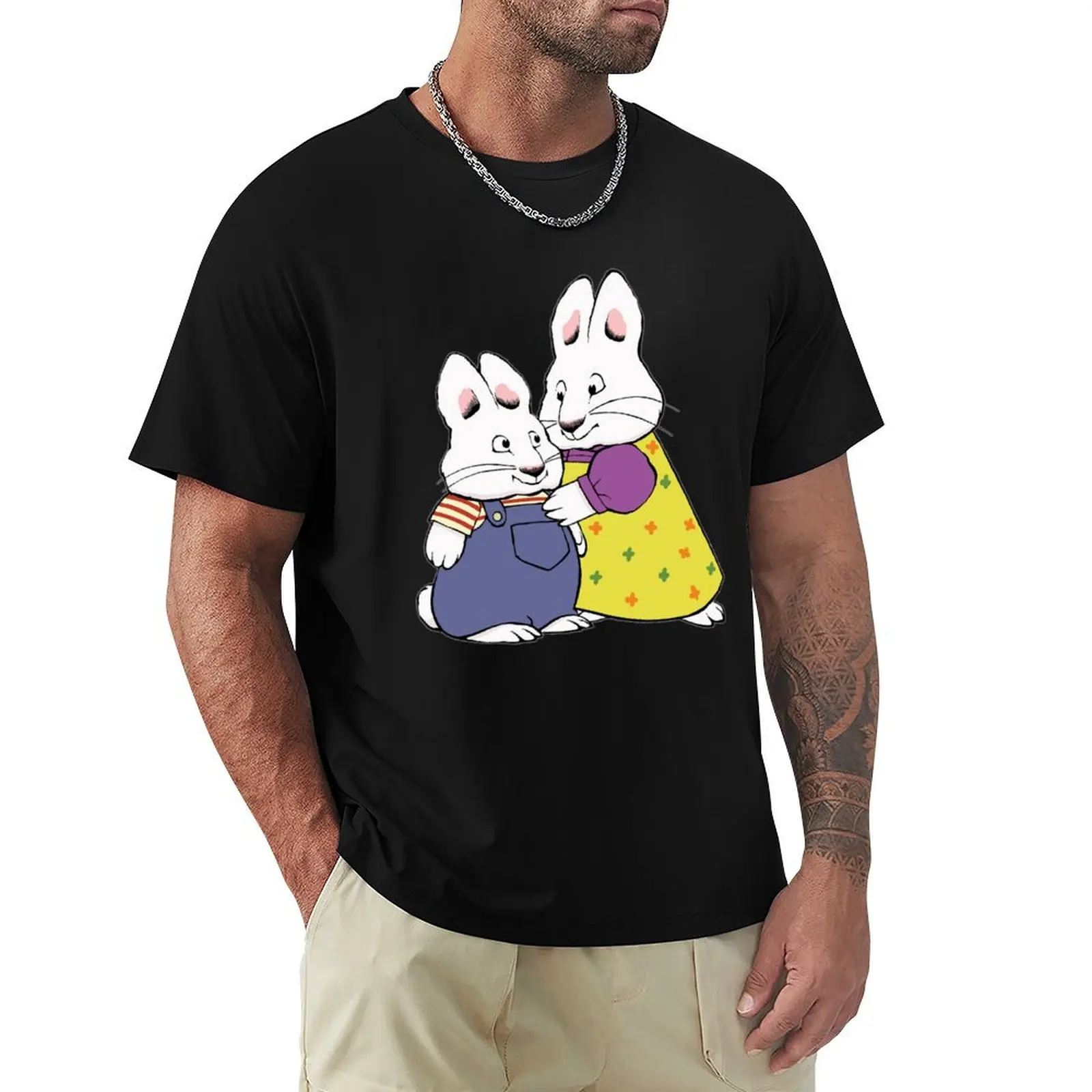 Футболка Max and Ruby, кавайная одежда для мальчиков, мужские футболки с рисунком животных в стиле хип-хоп
Футболка Max and Ruby, кавайная одежда для мальчиков, мужские футболки с рисунком животных в стиле хип-хоп
