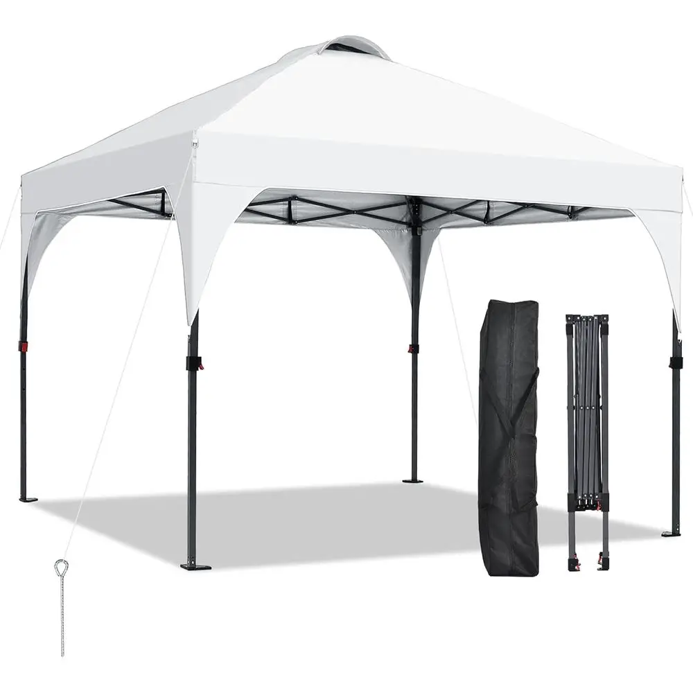 10x10 Outdoor Gazebo with 4 Sandbags, Adjustable Heights, Ideal for Events, Parties, Camping - White
10x10 Outdoor Gazebo with 4 Sandbags, Adjustable Heights, Ideal for Events, Parties, Camping - White