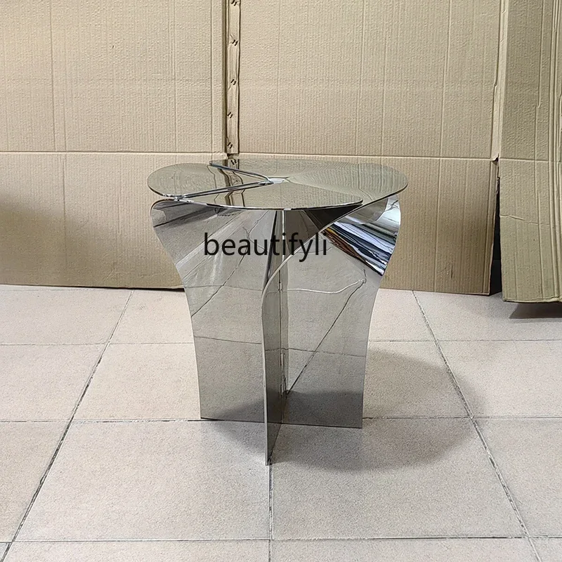 Cy56 Minimalist petal edge few stainless steel bedroom sitting coffee table light luxury modern bay window, sofa side cabinet
Cy56 Minimalist petal edge few stainless steel bedroom sitting coffee table light luxury modern bay window, sofa side cabinet