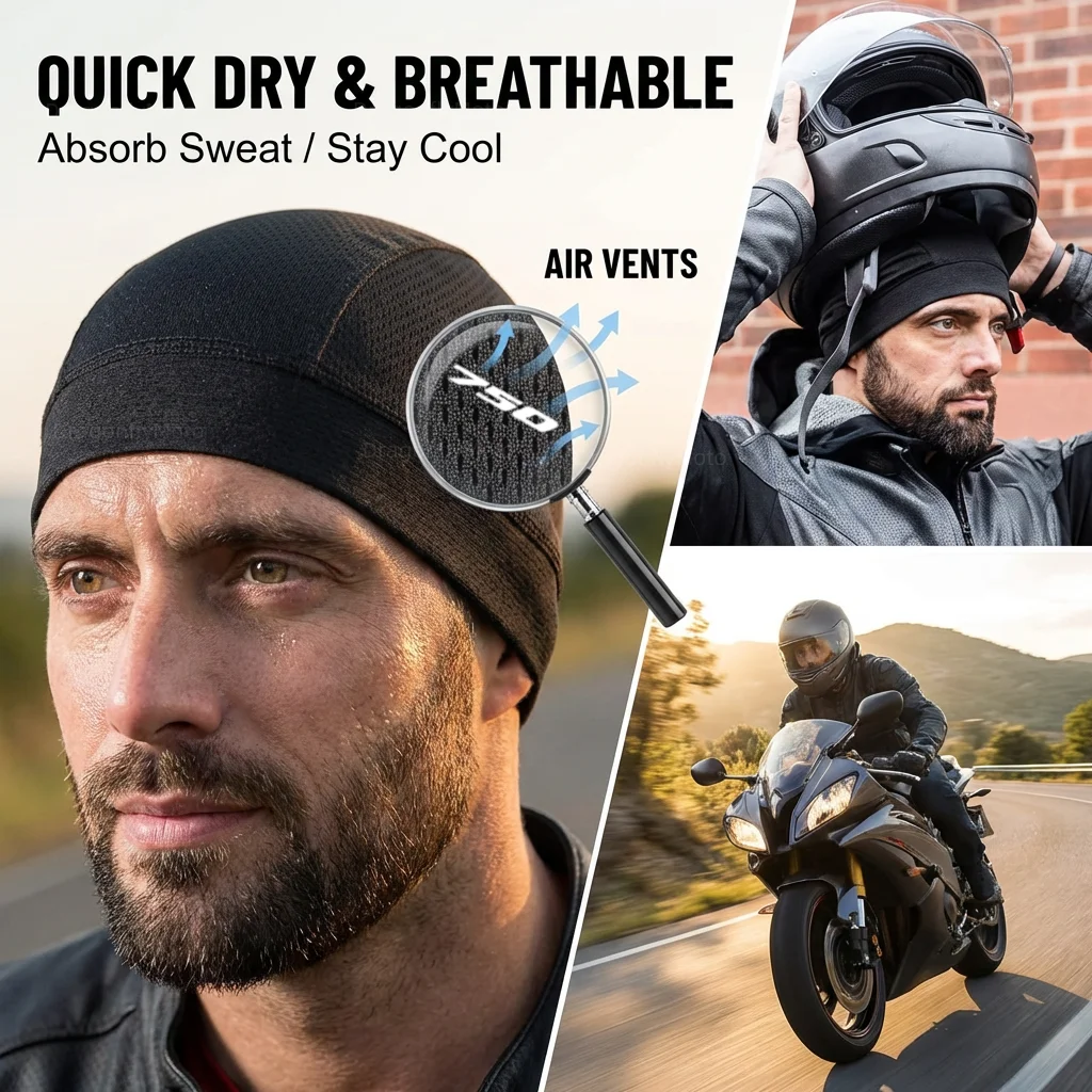 For Honda X-ADV 750 XADV750 Forza 750 Forza750 Motorcycle Helmet Inner Cap Hat Quick Dry Breathable Hat Racing Cap Under Helmet
For Honda X-ADV 750 XADV750 Forza 750 Forza750 Motorcycle Helmet Inner Cap Hat Quick Dry Breathable Hat Racing Cap Under Helmet
