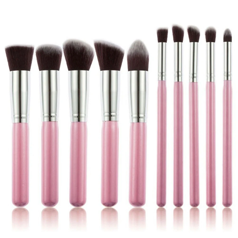 10pcs Makeup Brush Set Pink Synthetic Hair 14 19cm Durable Portable Professional Brushes for Daily Use
10pcs Makeup Brush Set Pink Synthetic Hair 14 19cm Durable Portable Professional Brushes for Daily Use