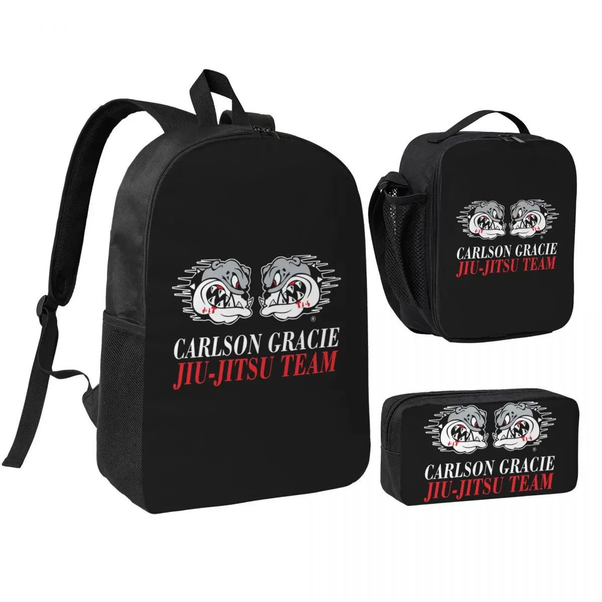 Carlson Gracie Jiu-Jitsu Team Logo Backpack Boys Girls BookBag School Bag Shoulder Bags 3ps Insulated Lunch Bag Pencil Case
Carlson Gracie Jiu-Jitsu Team Logo Backpack Boys Girls BookBag School Bag Shoulder Bags 3ps Insulated Lunch Bag Pencil Case