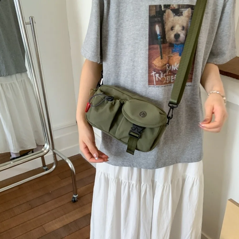 Fashion Solid Color Light Weight Bag Multipocket Leisure Nylon Cross Body Bag Adjustable Strap Casual Women's Handbags Sports
Fashion Solid Color Light Weight Bag Multipocket Leisure Nylon Cross Body Bag Adjustable Strap Casual Women's Handbags Sports