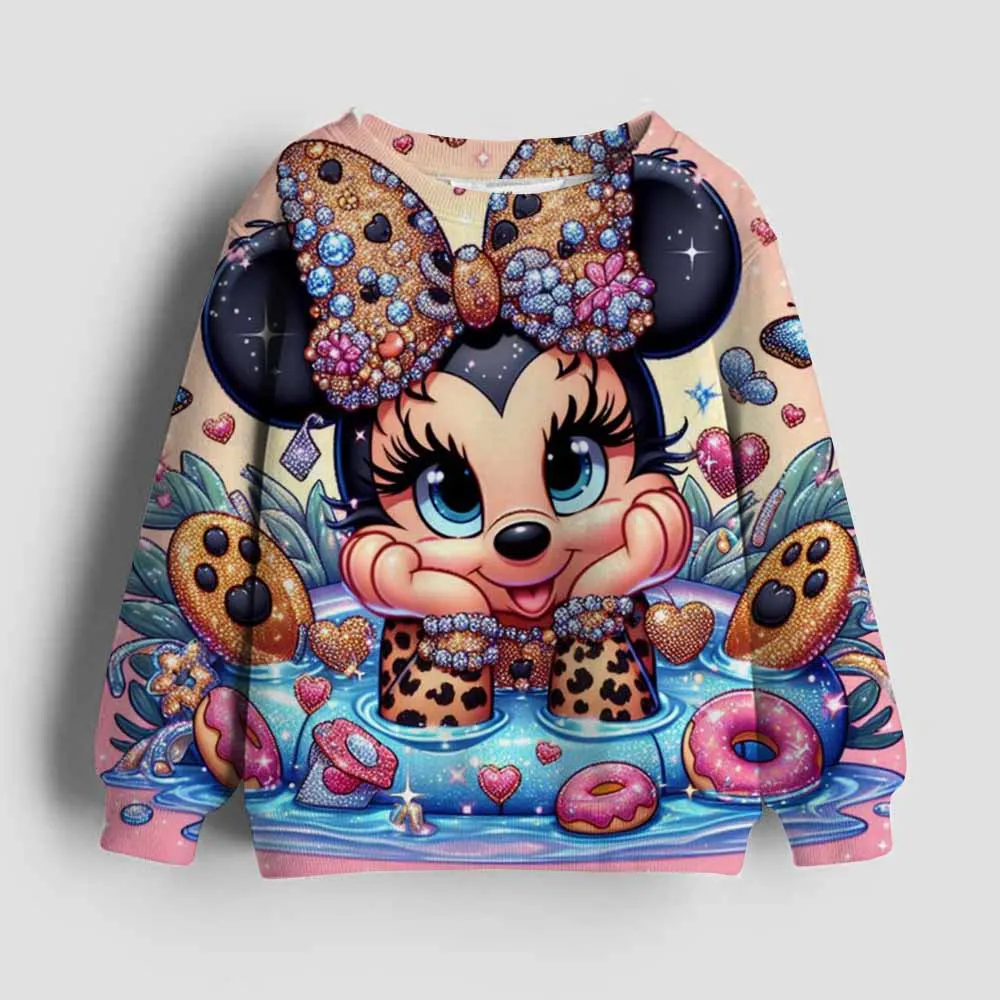 New Disney Mickey Mouse Pattern Printed Children's Top Long Sleeved Sweatshirt Autumn Children's Clothing Round Neck Pullover
New Disney Mickey Mouse Pattern Printed Children's Top Long Sleeved Sweatshirt Autumn Children's Clothing Round Neck Pullover