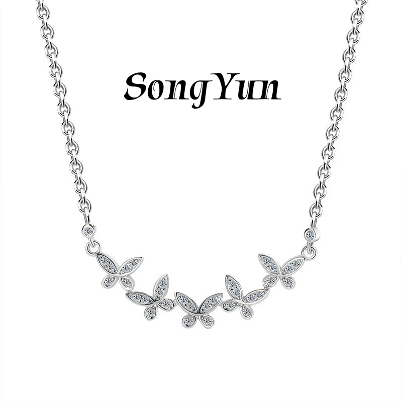 SONGYUN Luxury Jewelry 925 Sterling Silver Necklace Moissanite Diamond Lariat Statement Women Real Gold Plated MST Patent Pendan
SONGYUN Luxury Jewelry 925 Sterling Silver Necklace Moissanite Diamond Lariat Statement Women Real Gold Plated MST Patent Pendan