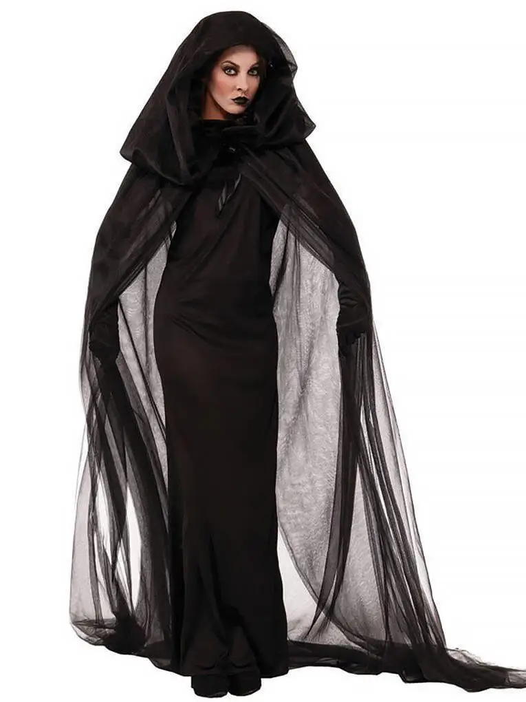 Halloween Cosplay Costume Black Cape Cloak Women's Traditional Ethnic Stage Wear Spring 2026 No Brand Registered Trademark
Halloween Cosplay Costume Black Cape Cloak Women's Traditional Ethnic Stage Wear Spring 2026 No Brand Registered Trademark