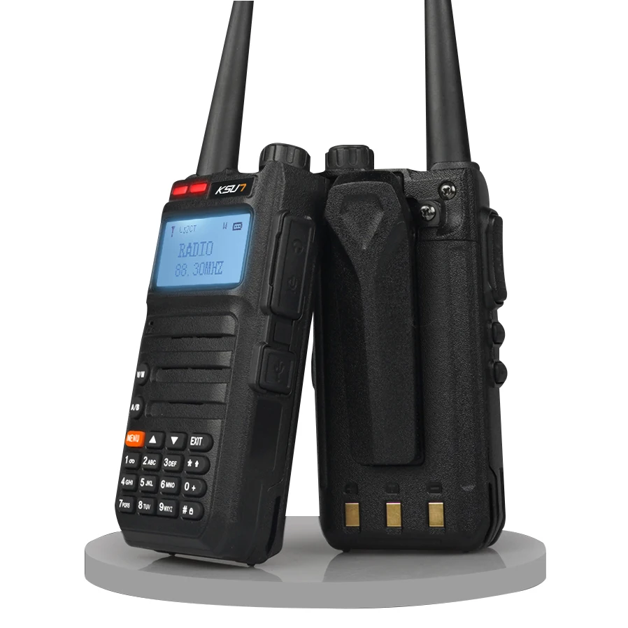 KSUN KSX-UV3D 8W High Power Long Range Walkie Talkie Set Wireless Intercom UV Dual Band Transceiver Handheld Ham Two Way Radio
KSUN KSX-UV3D 8W High Power Long Range Walkie Talkie Set Wireless Intercom UV Dual Band Transceiver Handheld Ham Two Way Radio