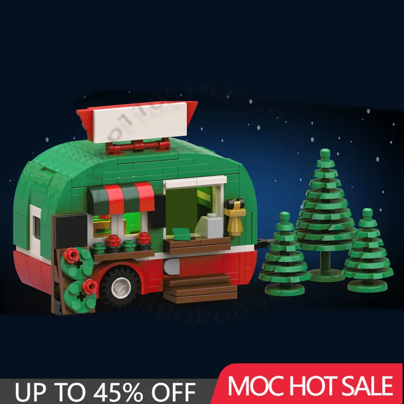 263 детали, продавец рождественской елки, караван, магазин, зимняя деревня, модель MOC, строительный блок, кирпич, креативная сборка, игрушка, подарок на день рождения
263 детали, продавец рождественской елки, караван, магазин, зимняя деревня, модель MOC, строительный блок, кирпич, креативная сборка, игрушка, подарок на день рождения