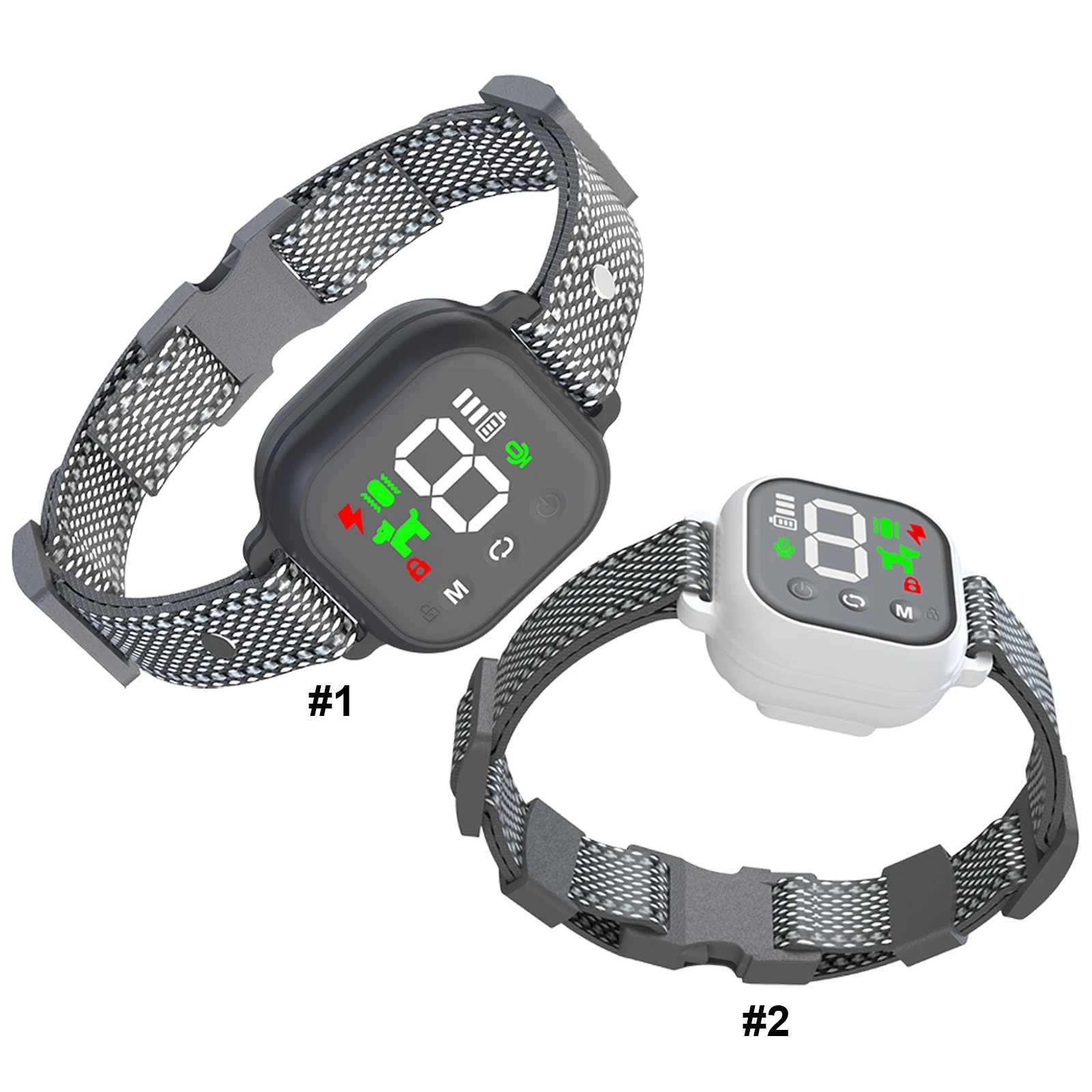 Anti Barking Training Collar Rechargeable Dog Training Collar 4 Modes with Beep Vibration & Shock for Large Medium Small Breeds
Anti Barking Training Collar Rechargeable Dog Training Collar 4 Modes with Beep Vibration & Shock for Large Medium Small Breeds