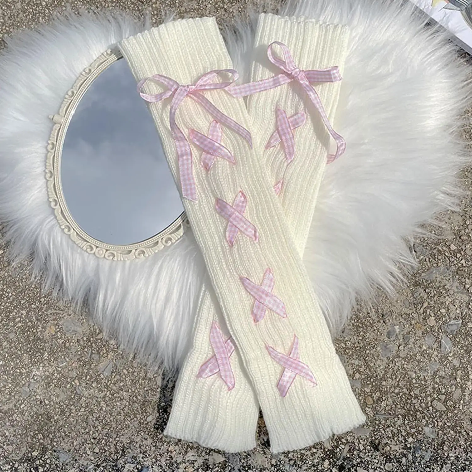 1Pair Cute Cross Tie Socks For Autumn And Winter Warmth Leg Covers, Long Tube Socks, Pile Socks For Women
1Pair Cute Cross Tie Socks For Autumn And Winter Warmth Leg Covers, Long Tube Socks, Pile Socks For Women