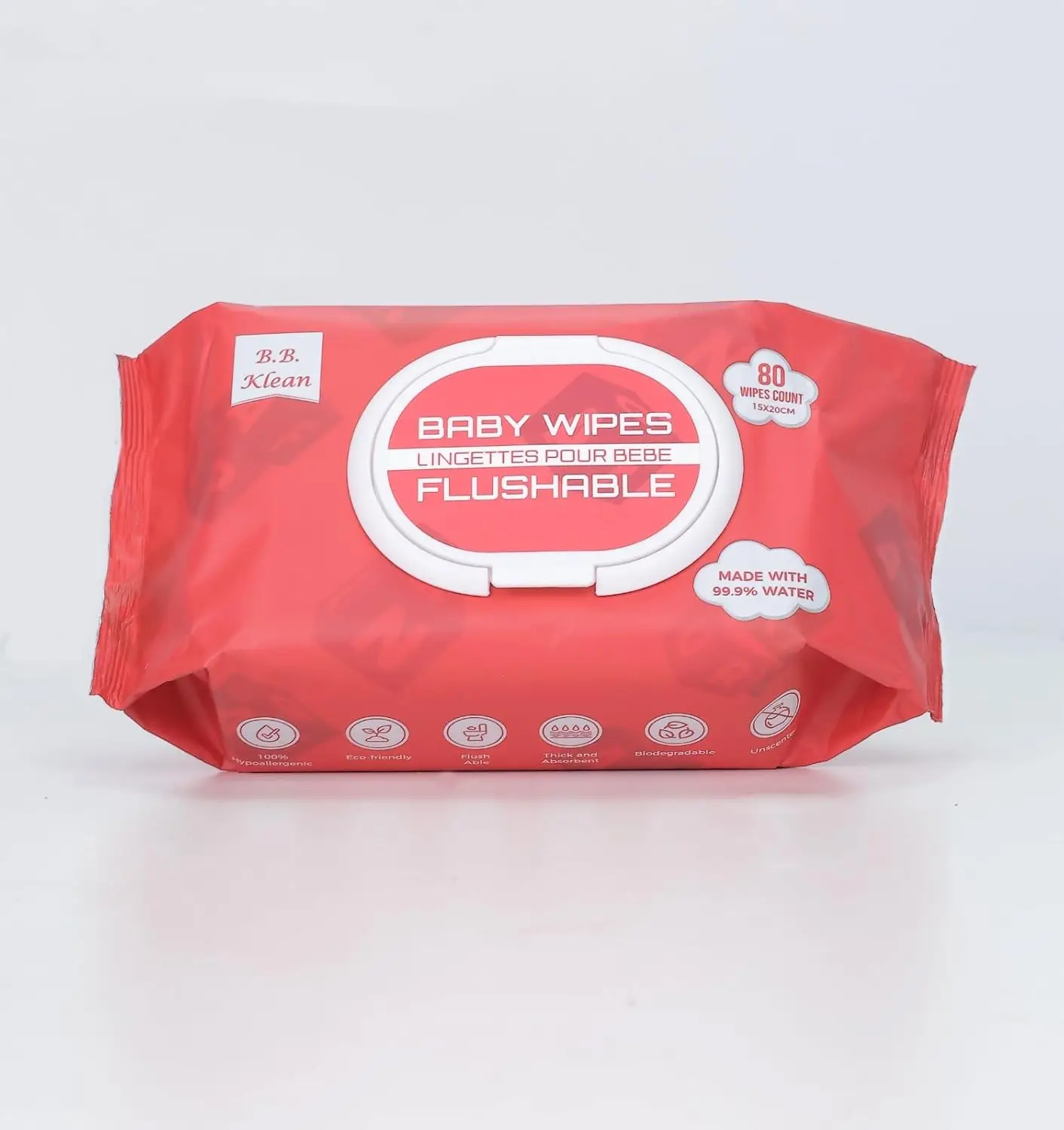 Flushable Baby Wipes | Hypoallergenic | Sensitive Skin | Thick & Absorbent | Unscented | 99.9% Water | Eco-Friendly | 80 Wipes (4 Pack)
Flushable Baby Wipes | Hypoallergenic | Sensitive Skin | Thick & Absorbent | Unscented | 99.9% Water | Eco-Friendly | 80 Wipes (4 Pack)