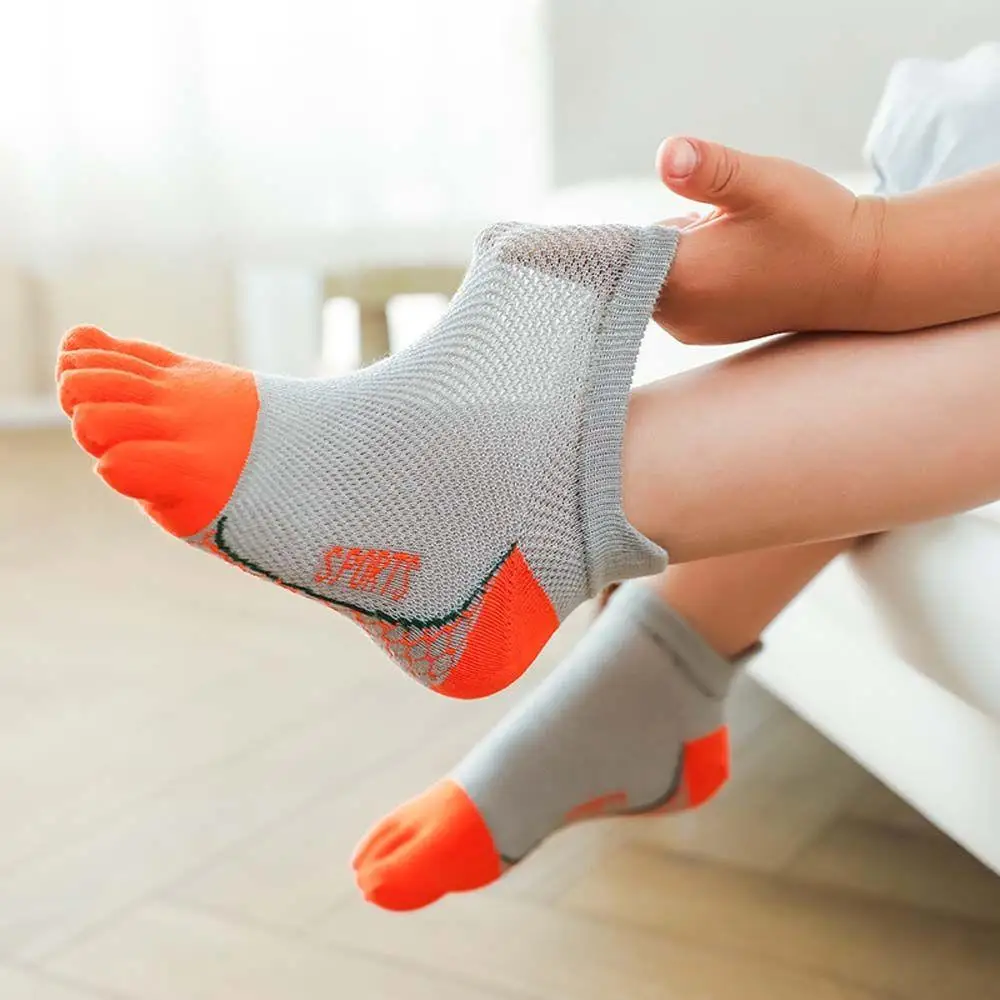 Soft Color Matching Children Anti-slip Cotton Kids Hosiery Short Tube Socks Five-Finger Socks Split Toe Socks
Soft Color Matching Children Anti-slip Cotton Kids Hosiery Short Tube Socks Five-Finger Socks Split Toe Socks