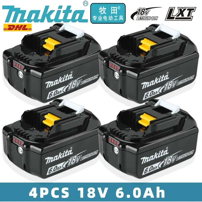 Genuine 18V Makita 6Ah for Makita Battery BL1840 BL1830B BL1850B BL1850 BL1860 BL1815 Replacement Lithium tools Battery
Genuine 18V Makita 6Ah for Makita Battery BL1840 BL1830B BL1850B BL1850 BL1860 BL1815 Replacement Lithium tools Battery