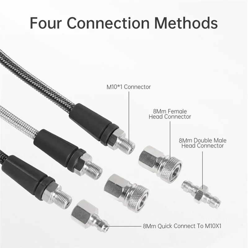 B48B-Diving Dual Female Connector High Pressure Regulator Hose Carbon Fiber Woven Scuba Diving High Pressure Hose
B48B-Diving Dual Female Connector High Pressure Regulator Hose Carbon Fiber Woven Scuba Diving High Pressure Hose
