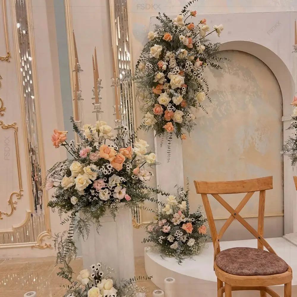 FSDKX Wedding Decoration Supplies Party 3D Arch White Stage White Backdrop Wall Stand
FSDKX Wedding Decoration Supplies Party 3D Arch White Stage White Backdrop Wall Stand