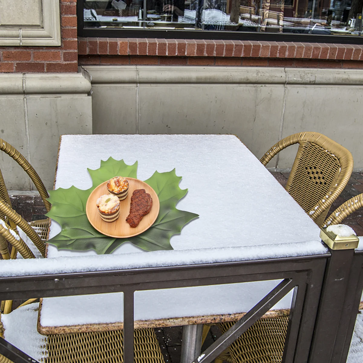 1 pc Maple Leaf Table Eva Material Decorative Kitchen Indoor Ornament Protective Table Mat For Home Use Simulation Plant Craft
1 pc Maple Leaf Table Eva Material Decorative Kitchen Indoor Ornament Protective Table Mat For Home Use Simulation Plant Craft