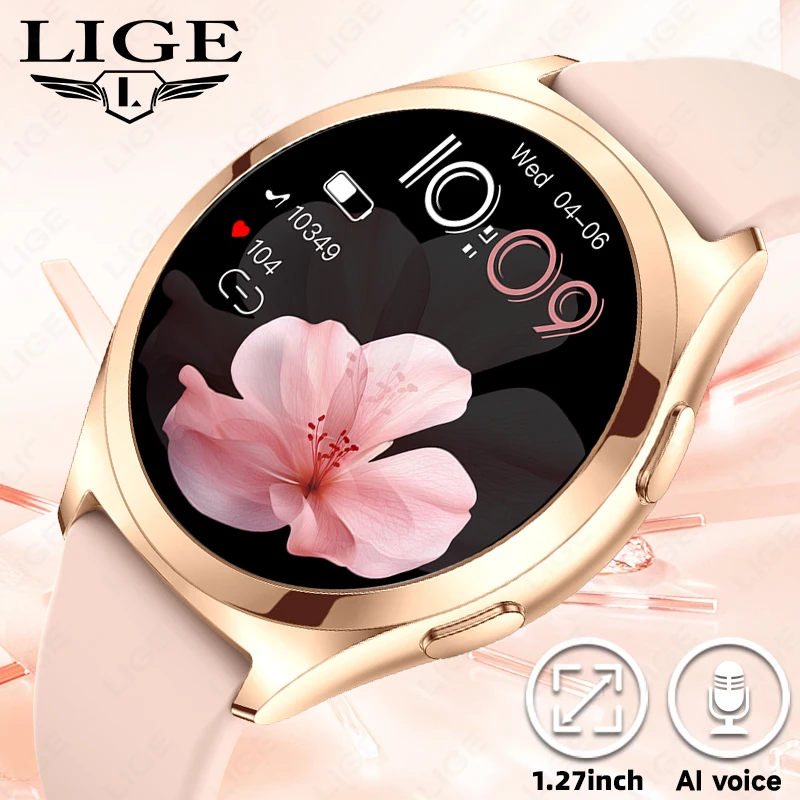 LIGE New Women Smart Watch Woman Health Track Heart Rate Monitor Watch Full Touch Screen Bluetooth Call Dial Smartwatch Ladies
LIGE New Women Smart Watch Woman Health Track Heart Rate Monitor Watch Full Touch Screen Bluetooth Call Dial Smartwatch Ladies