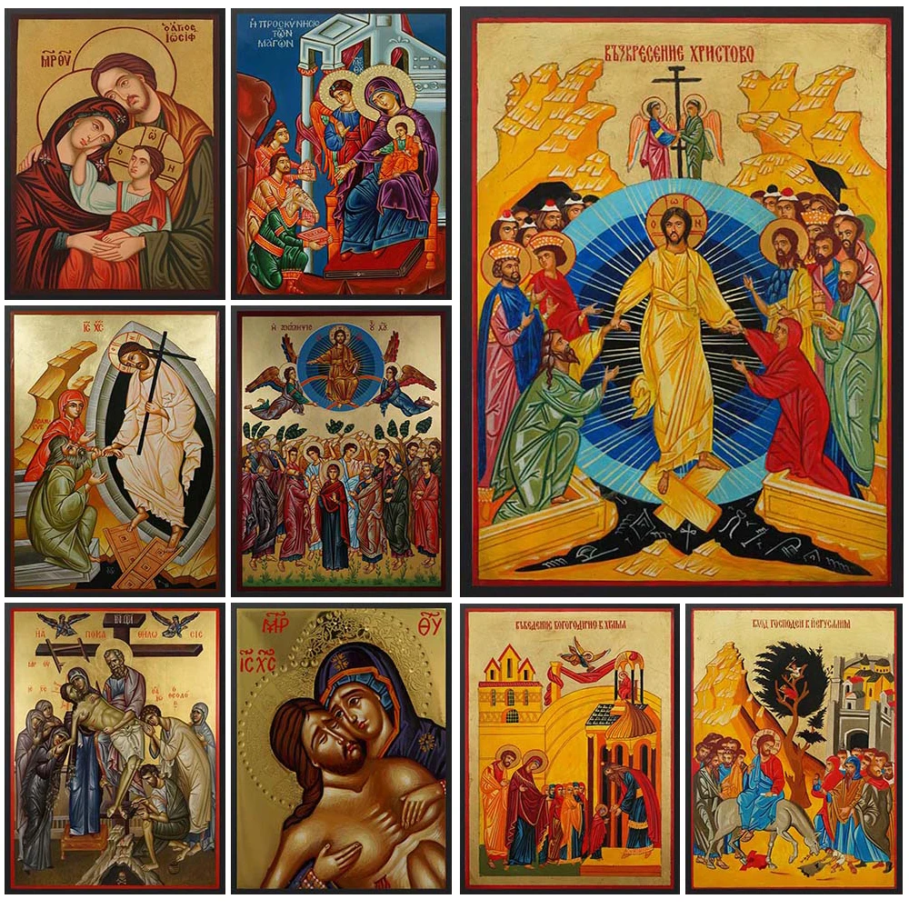 Holy Family Christ Greeting Mary Magdalene Annunciation Wall Pictures For Church Poster Wall Art Canvas Painting Unframed
Holy Family Christ Greeting Mary Magdalene Annunciation Wall Pictures For Church Poster Wall Art Canvas Painting Unframed