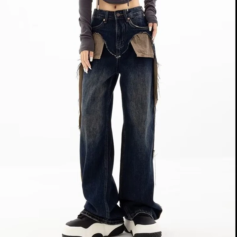Classic Vintage Baggy Jeans for Women Autumn Winter New Straight Wide Leg Casual Pants Woman Y2K Streetwear Loose Fitting Jeans
Classic Vintage Baggy Jeans for Women Autumn Winter New Straight Wide Leg Casual Pants Woman Y2K Streetwear Loose Fitting Jeans