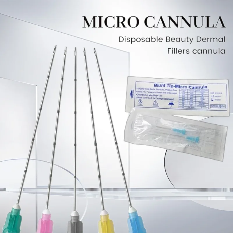 High Quality Blunt-tip Cannula 10/50/100pcs Korea Manufacturer Supply 22G 50mm 25G 70mm Disposable Blunt Needle for filler
High Quality Blunt-tip Cannula 10/50/100pcs Korea Manufacturer Supply 22G 50mm 25G 70mm Disposable Blunt Needle for filler
