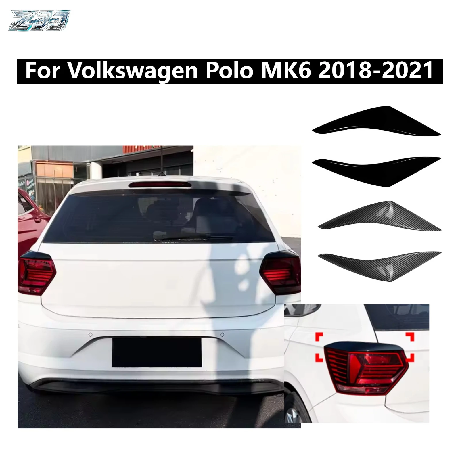 For Volkswagen Polo MK6 2018-2021 Rear Tail Light Lamp Cover Eyebrow Eyelid Trim Car Exterior Styling Protective Strip
For Volkswagen Polo MK6 2018-2021 Rear Tail Light Lamp Cover Eyebrow Eyelid Trim Car Exterior Styling Protective Strip