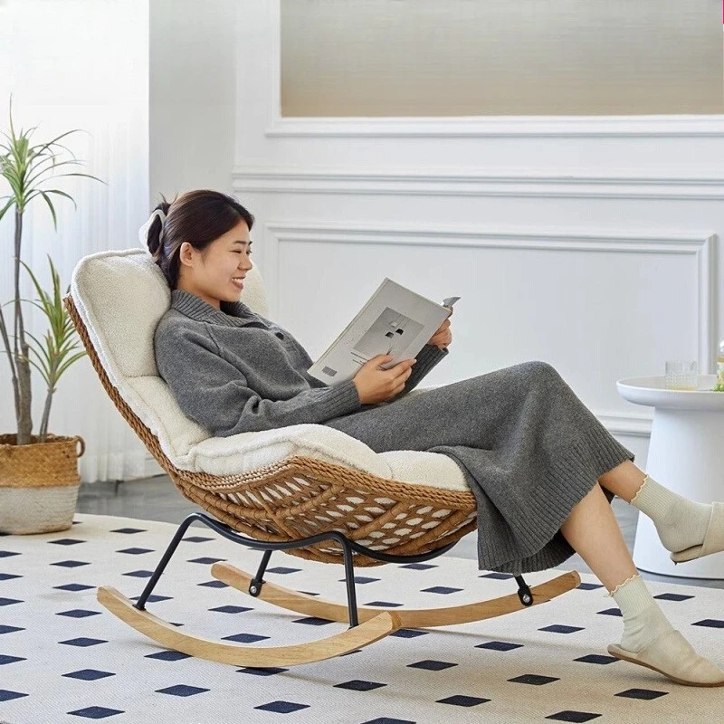 Rattan Lobster Rocking Chair Reclining Chair Lazy Sofa Adult Leisure Outdoor Rattan Sofa Home Living Room Rocking Chair
Rattan Lobster Rocking Chair Reclining Chair Lazy Sofa Adult Leisure Outdoor Rattan Sofa Home Living Room Rocking Chair