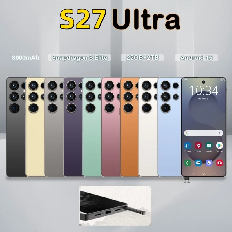 2025 Original Pad S27 ultra Tablet PC 7.3 inch HD 4K Android 15 22GB+2TB 8000mAh Battery 4G 5G Dual Sim Card WiFi GPS Google Tab
2025 Original Pad S27 ultra Tablet PC 7.3 inch HD 4K Android 15 22GB+2TB 8000mAh Battery 4G 5G Dual Sim Card WiFi GPS Google Tab