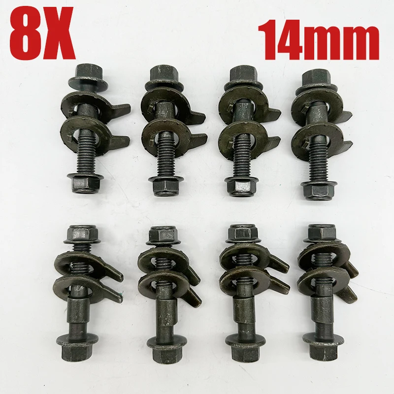 8PCS Nuts & Bolts 14mm 10.9 Level Screw Camber Bolt Car Wheel Alignment Arc Screw Eccentric Screw Adjustment Repair Tools
8PCS Nuts & Bolts 14mm 10.9 Level Screw Camber Bolt Car Wheel Alignment Arc Screw Eccentric Screw Adjustment Repair Tools