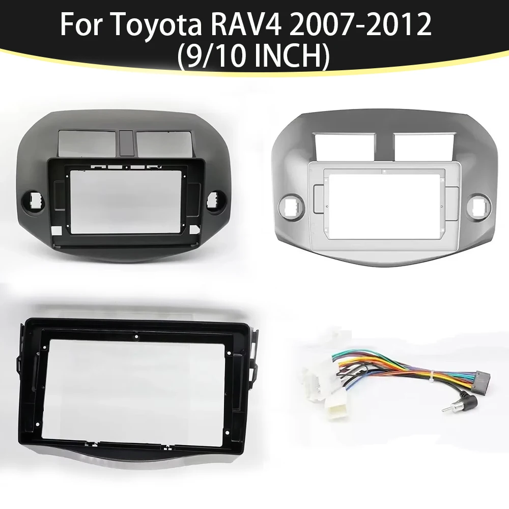 2Din 9/10.1inch Car DVD Frame Audio Fitting Adaptor Dash Trim Kits Facia Panel For Toyota RAV4 2007-2012 Double Din Radio Player
2Din 9/10.1inch Car DVD Frame Audio Fitting Adaptor Dash Trim Kits Facia Panel For Toyota RAV4 2007-2012 Double Din Radio Player