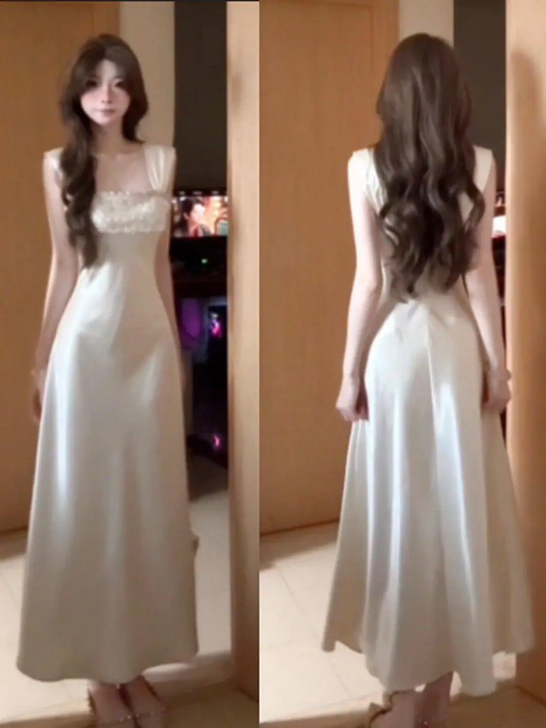 Elegant Acetate Satin Dress Slim Fit Beautiful Unique Stylish Long Skirt Women's Fashion Summer 2026 City Commute Party Wear
Elegant Acetate Satin Dress Slim Fit Beautiful Unique Stylish Long Skirt Women's Fashion Summer 2026 City Commute Party Wear