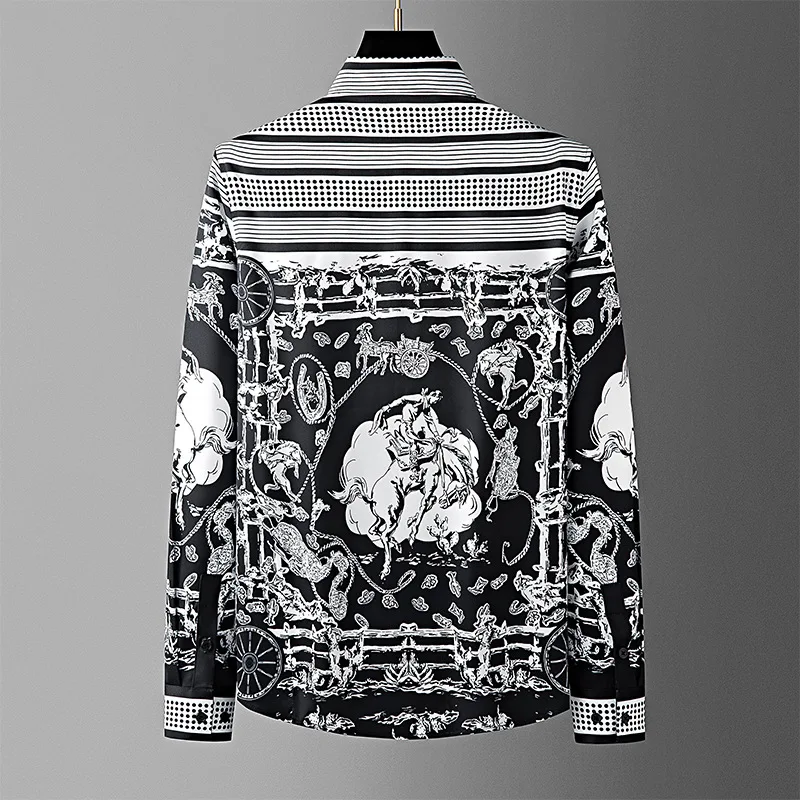 Spring Autumn New Digital Printing Men's Long Sve irt Faionable Sle Polyester Fabric Youth Suitable Other Material 00%
Spring Autumn New Digital Printing Men's Long Sve irt Faionable Sle Polyester Fabric Youth Suitable Other Material 00%