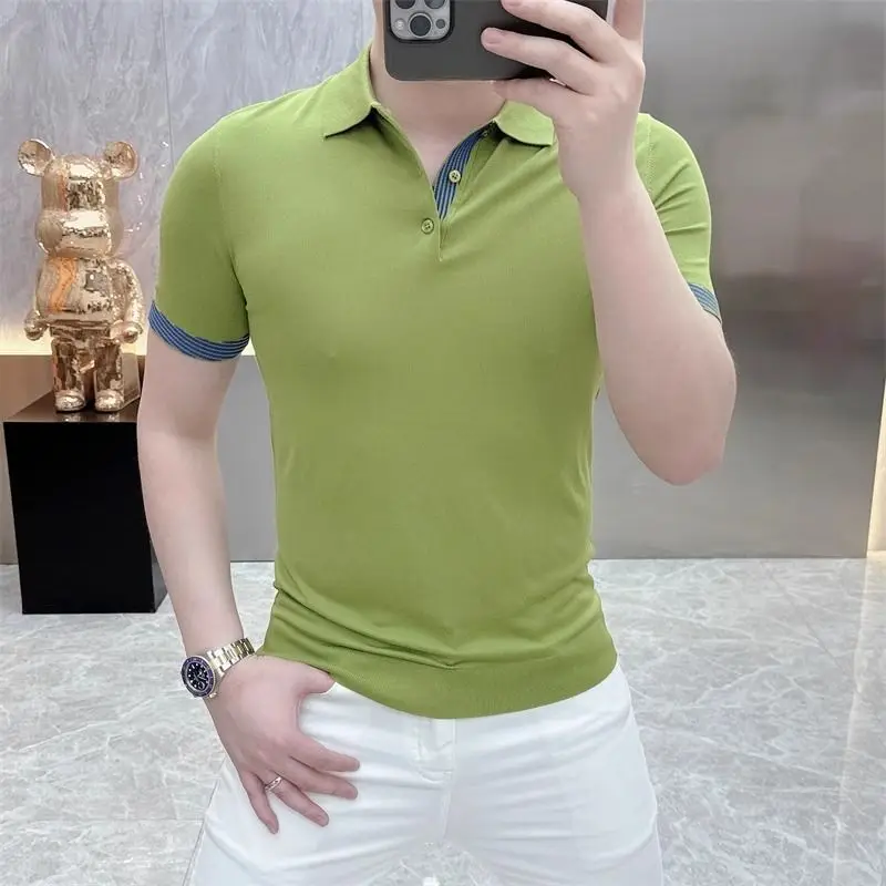 Men's Polo Shirt Short-sleeved Slim and Versatile Casual Lapel Trendy Top JJ1539
Men's Polo Shirt Short-sleeved Slim and Versatile Casual Lapel Trendy Top JJ1539