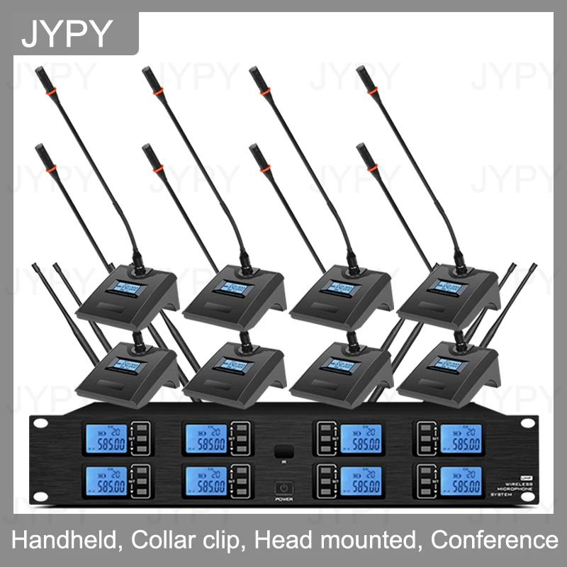 Professional UHF wireless microphone, conference condenser microphone, church, school, conference room speech microphone
Professional UHF wireless microphone, conference condenser microphone, church, school, conference room speech microphone