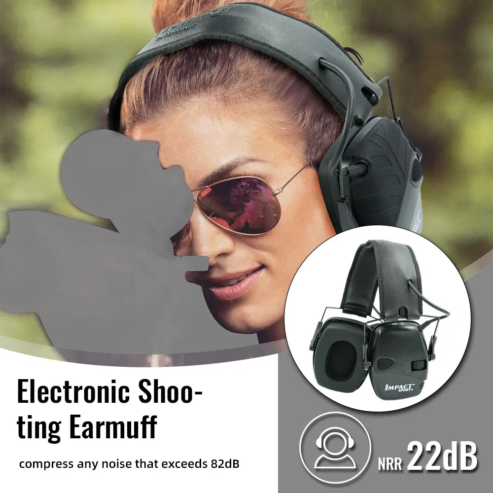 Original Tactical Electronic Shooting Earmuff Outdoor Sports Anti-noise Headset Impact Sound Amplification Hearing Portable Case
Original Tactical Electronic Shooting Earmuff Outdoor Sports Anti-noise Headset Impact Sound Amplification Hearing Portable Case