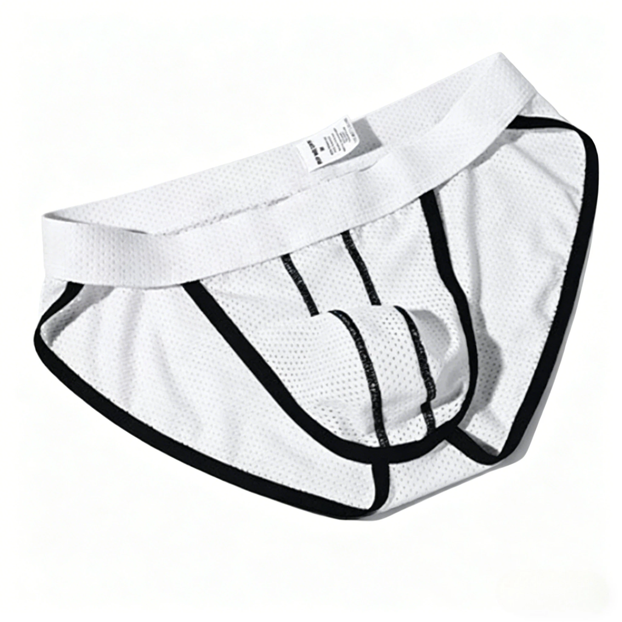 Men's Mesh High-Cut Briefs Low Waist Breathable Bikini Underwear with Contrast Trim Teenager Fashion High Fork Sports Underpants
Men's Mesh High-Cut Briefs Low Waist Breathable Bikini Underwear with Contrast Trim Teenager Fashion High Fork Sports Underpants