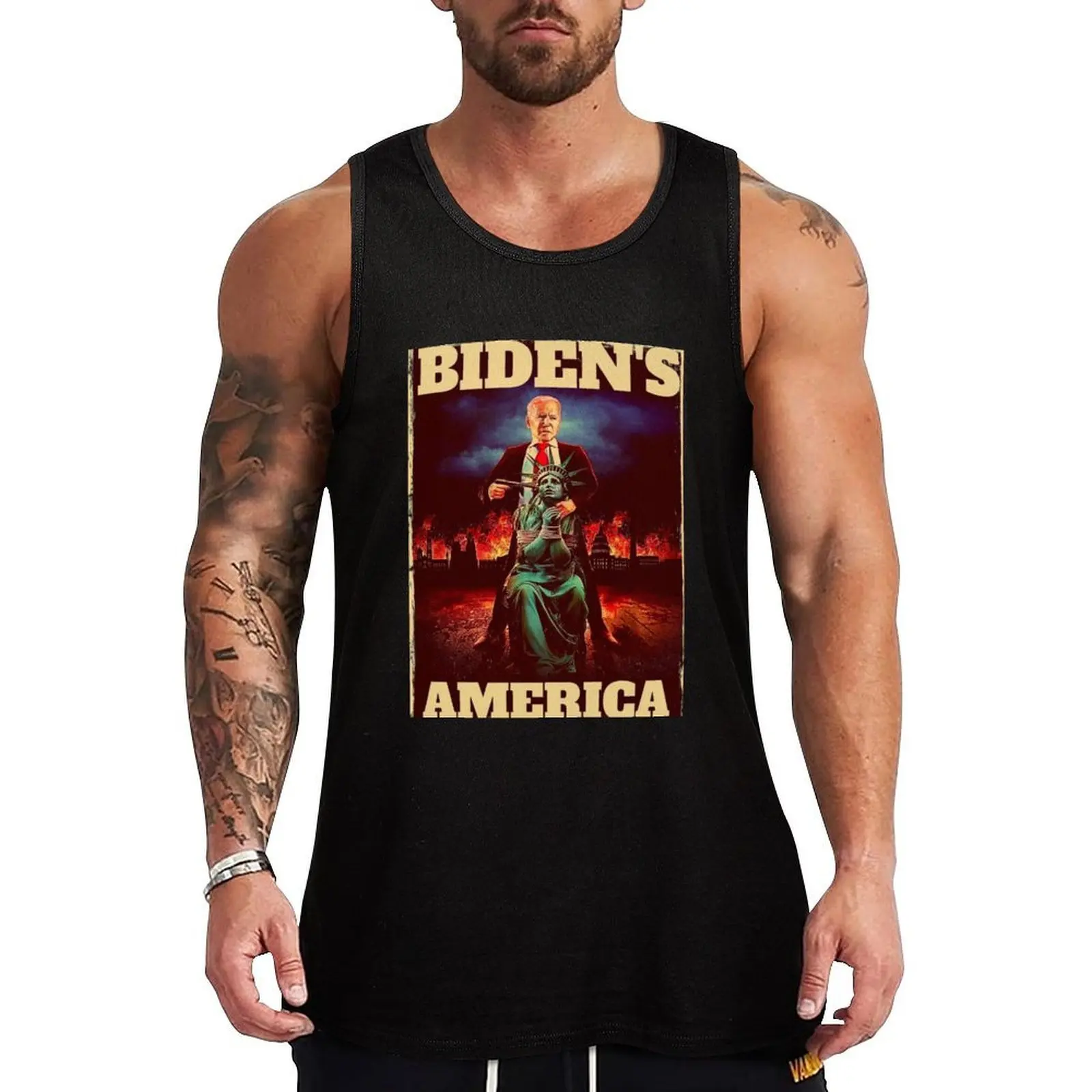 Hostage USA Liberty Tank Top Thin Breathable Tank Top Summer Cool Sleeveless Top
Hostage USA Liberty Tank Top Thin Breathable Tank Top Summer Cool Sleeveless Top