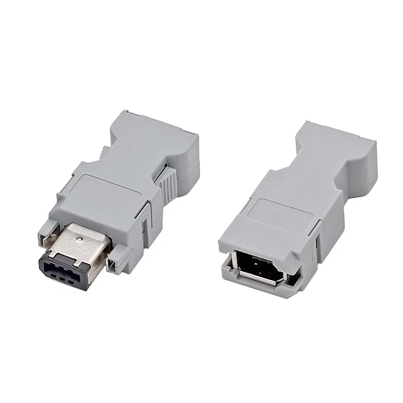 1pc 1394 Encoder Plug SM-6P Connector Compatible with Yaskawa Panasonic Delta Servo Driver Plug-in Connectors for 16-28AWG Wire
1pc 1394 Encoder Plug SM-6P Connector Compatible with Yaskawa Panasonic Delta Servo Driver Plug-in Connectors for 16-28AWG Wire