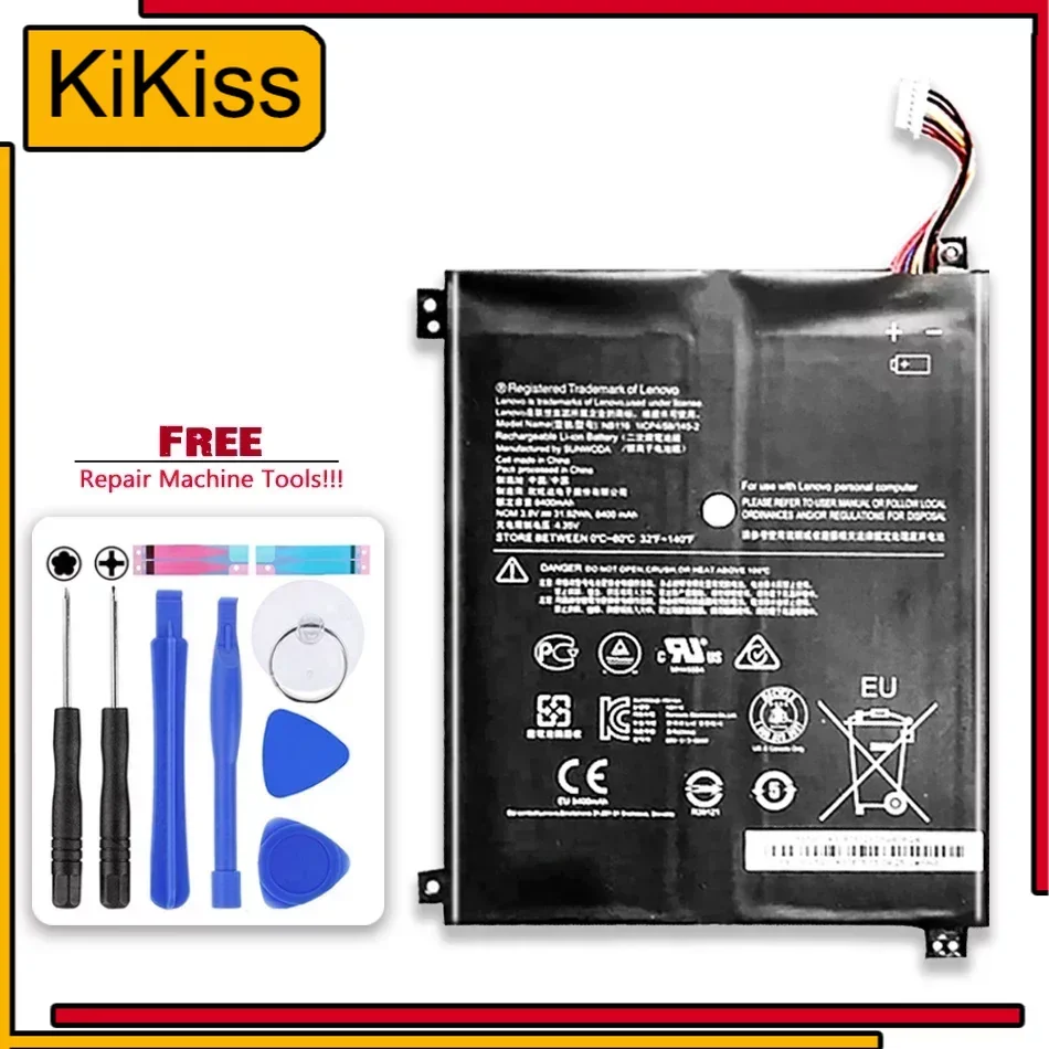 8400mAh Battery NB116 for Lenovo Ideapad 100S 100S-11IBY 100S-80R2S Series 0813001 1ICP4 145-2 0813001 5B10K37675 Notebook
8400mAh Battery NB116 for Lenovo Ideapad 100S 100S-11IBY 100S-80R2S Series 0813001 1ICP4 145-2 0813001 5B10K37675 Notebook