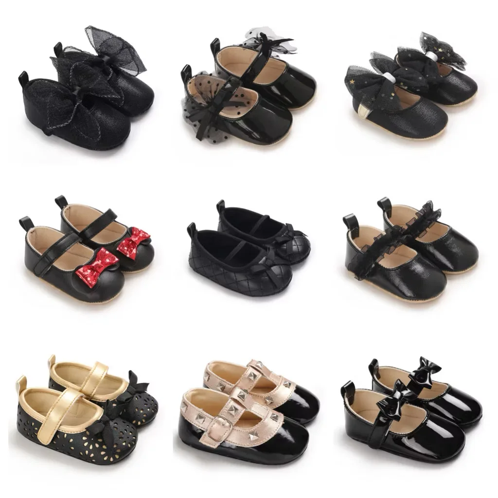 Spring and Autumn Black Fashion Princess Shoes 0-12 Months Soft Bottom Comfortable Indoor Sneakers
Spring and Autumn Black Fashion Princess Shoes 0-12 Months Soft Bottom Comfortable Indoor Sneakers