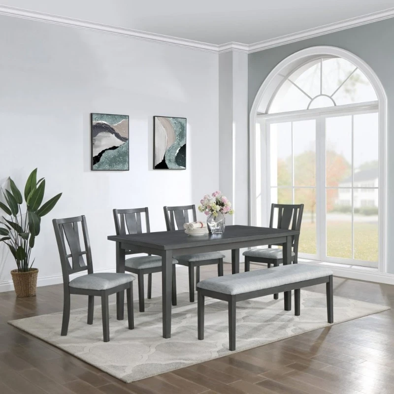 6 Pieces Elegant Dining Room Sets Chairs Beautiful Dining Tables Sets Popular Kitchen Table Set With Chairs Home Furniture
6 Pieces Elegant Dining Room Sets Chairs Beautiful Dining Tables Sets Popular Kitchen Table Set With Chairs Home Furniture