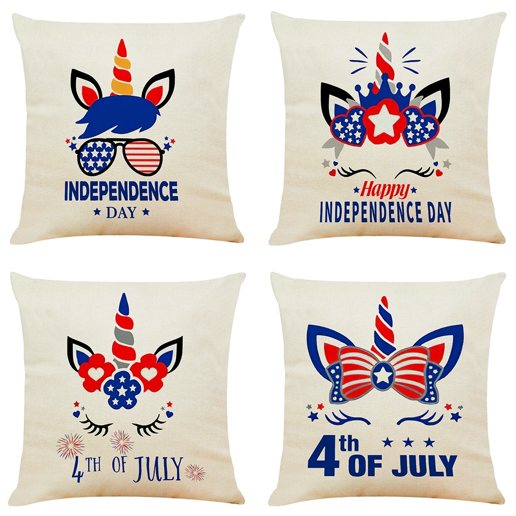 Unicorn Independence Day Pillow Case Decorative 18x18 inch Cushion Cover Perfect Unicorn Protector Cushion For Home Sofa Office
Unicorn Independence Day Pillow Case Decorative 18x18 inch Cushion Cover Perfect Unicorn Protector Cushion For Home Sofa Office