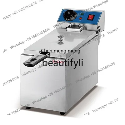 New arrive Temperature-Controlled Small Food Electric Fryer Single/Double Tank Oil Fryer Stainless Steel Thickened Skewer Fryer
New arrive Temperature-Controlled Small Food Electric Fryer Single/Double Tank Oil Fryer Stainless Steel Thickened Skewer Fryer